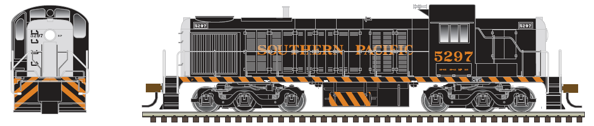 PRE-ORDER - HO ATLAS MASTER RSD-4/5 SILVER SOUTHERN PACIFIC #5297 - DC/Silent