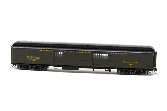 HO Scale Denver & Rio Grande Western Walthers Heavyweight Baggage Car #741