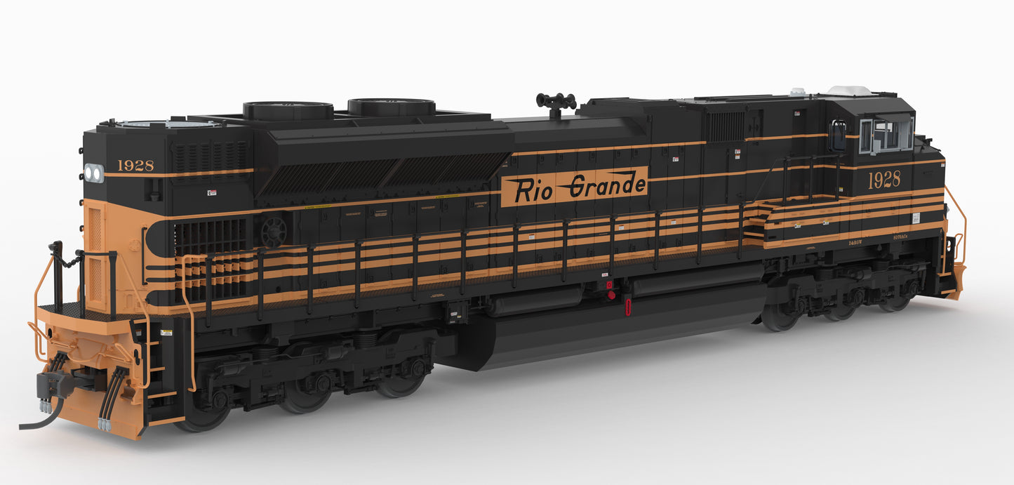 PRE-ORDER DEPOSIT EMD SD70ACe, DRGW #1930, 5-Stripe Scheme, No-Sound/DCC Ready (HO)