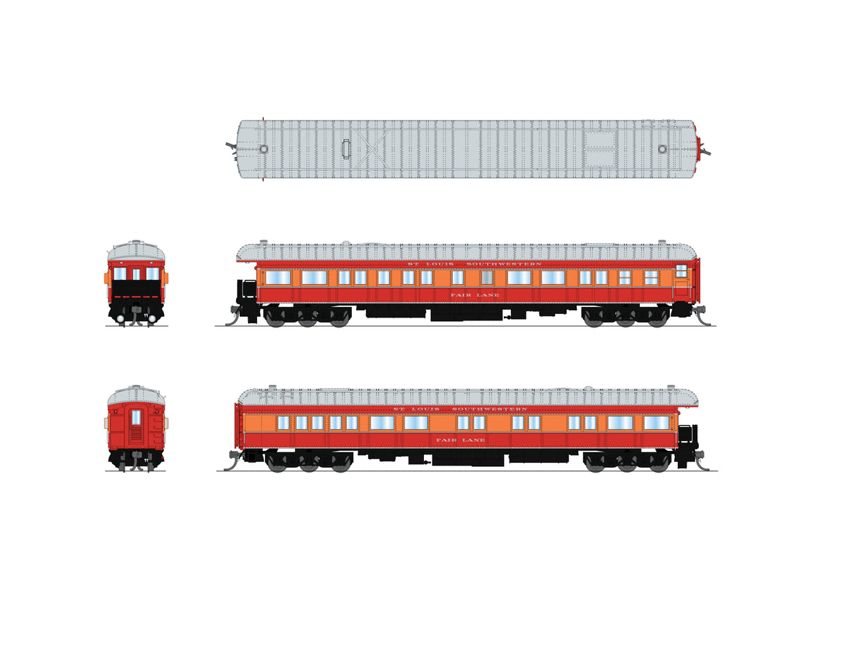 Pre-Order - Cotton Belt Business Car Fair Lane - N Scale