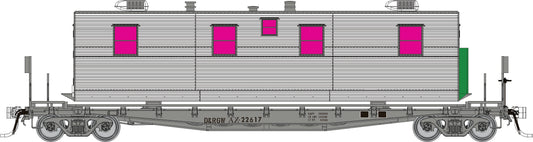 PRE-ORDER - HO Rapido D&RGW Camp Car AX-22617