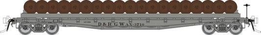 PRE-ORDER - HO Rapido D&RGW Wheel Car AX-3710