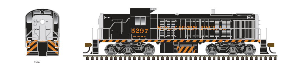 PRE-ORDER - HO ATLAS MASTER RSD-4/5 SILVER SOUTHERN PACIFIC #5297 - DC/Silent