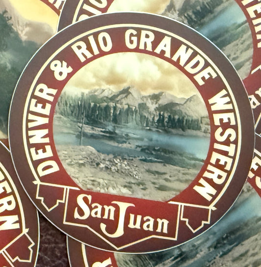 San Juan Drumhead 3" Vinyl Sticker