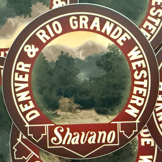 Shavano Drumhead 3" Vinyl Sticker