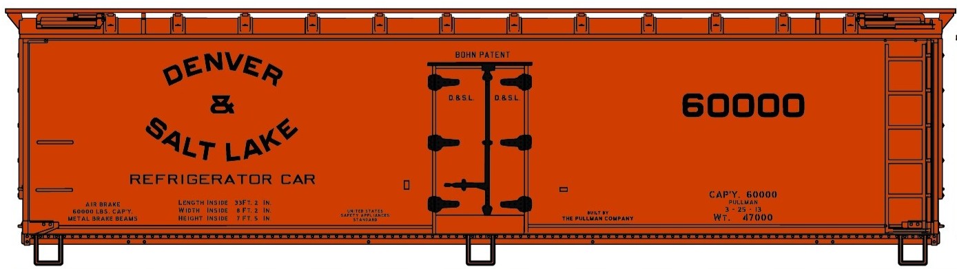 Denver & Salt Lake Reefer #60000 Kit