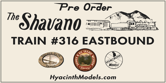 PRE-ORDER Shavano Set - Train #316 EB